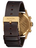 Nixon Sentry Chrono Leather Watch
