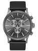 Nixon Sentry Chrono Leather Watch