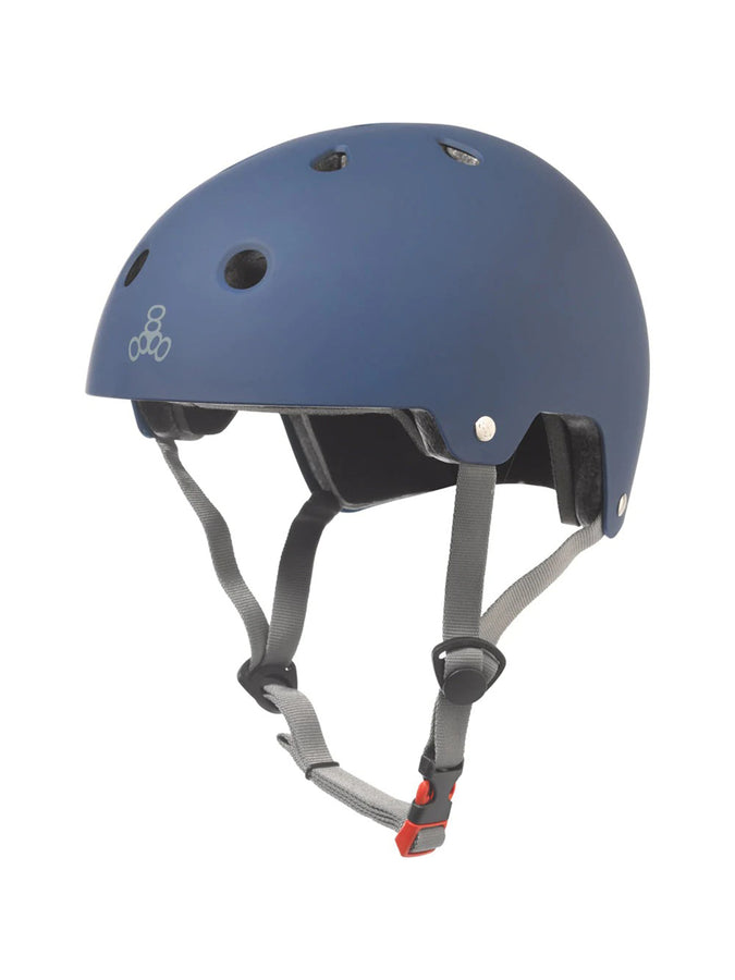Triple 8 EPS Dual Certified Rubber Helmet | BLUE