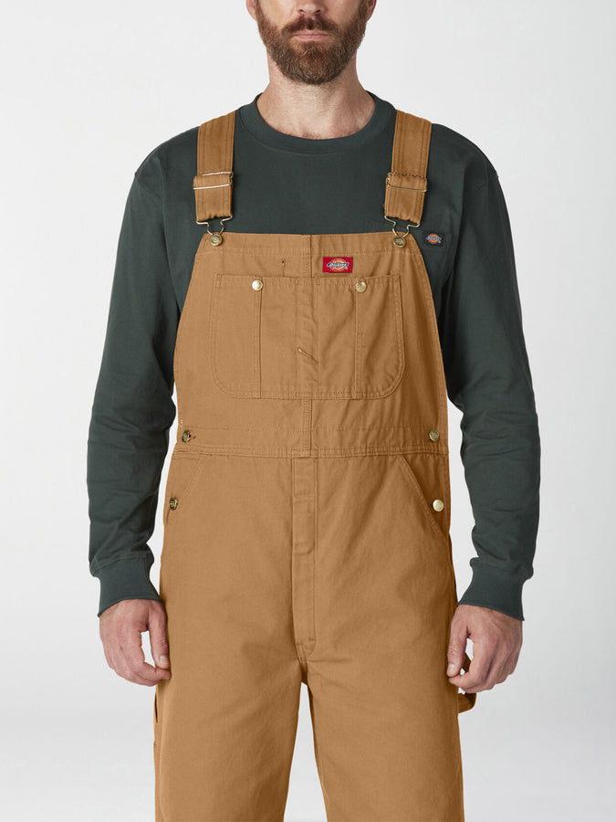 Dickies Duck Bib Overall Jeans | RINSED BROWN DUCK (RBD)