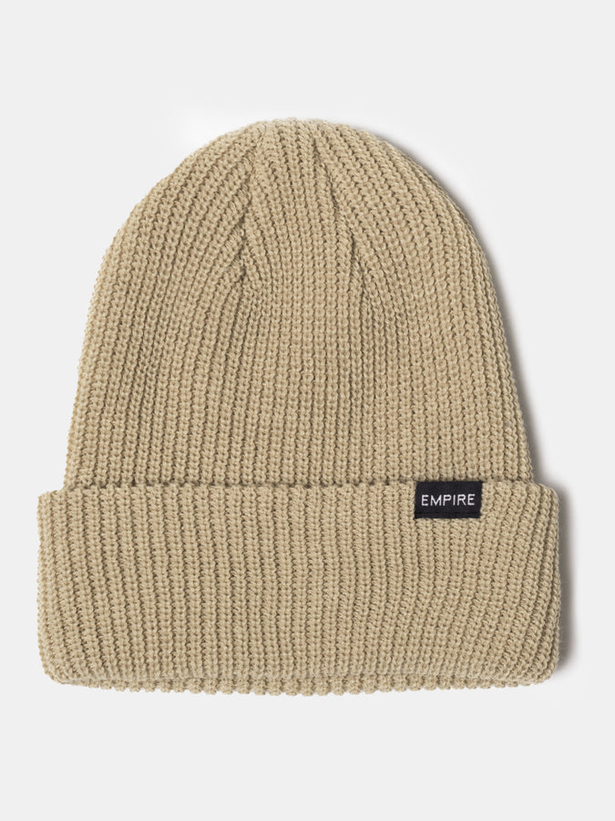 Empire Classic Logo Beanie | OATMEAL