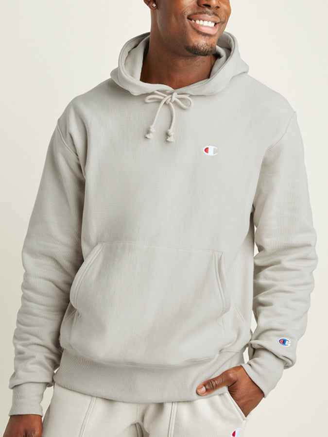 Champion Reverse Weave C Logo Hoodie | PEBBLESTONE (VRC)