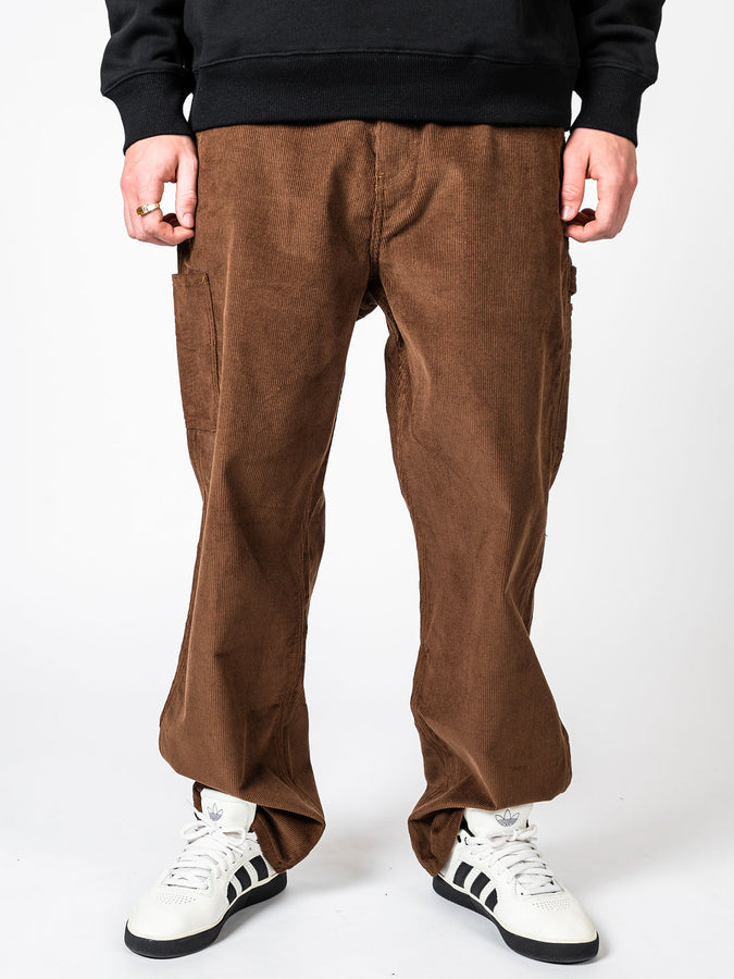 Loviah Corduroy Carpenter Pants | BROWN