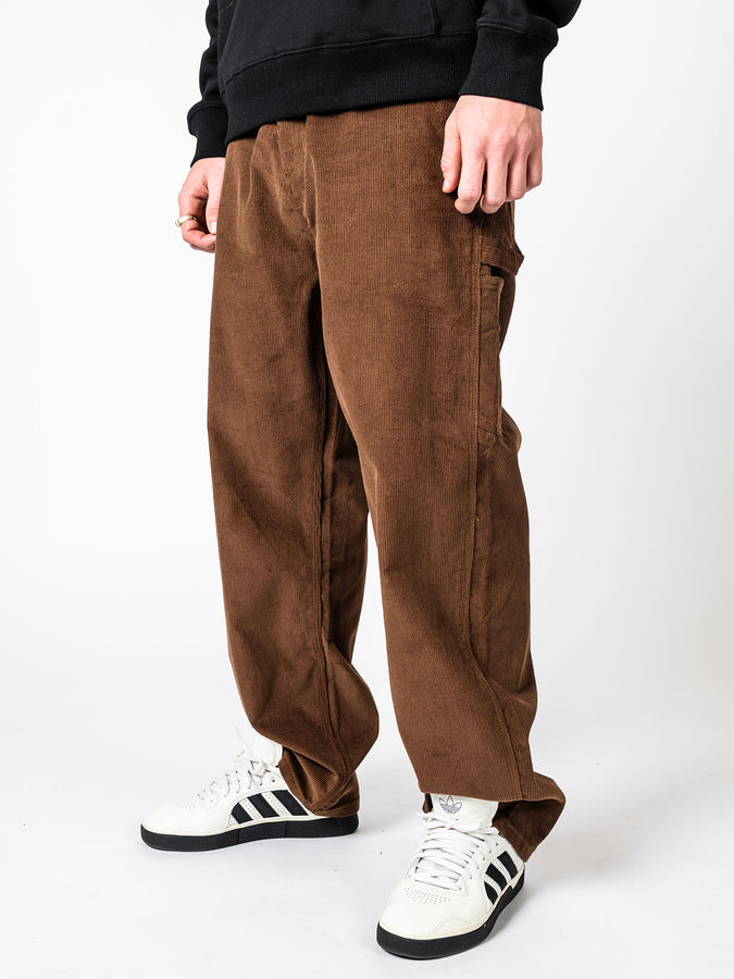 Loviah Corduroy Carpenter Pants | BROWN