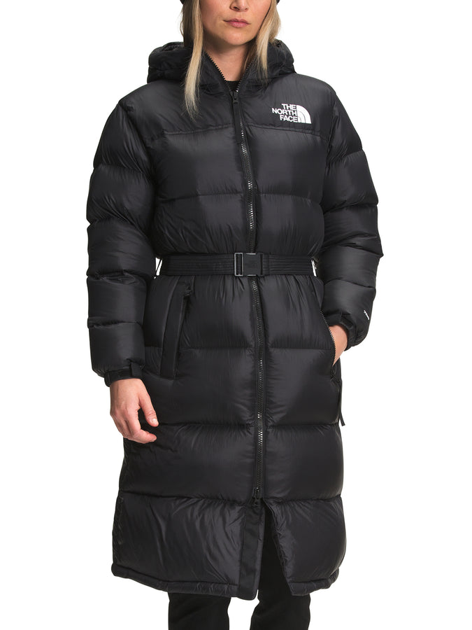 The North Face Nuptse Belted Long Parka Jacket | TNF BLACK (JK3)