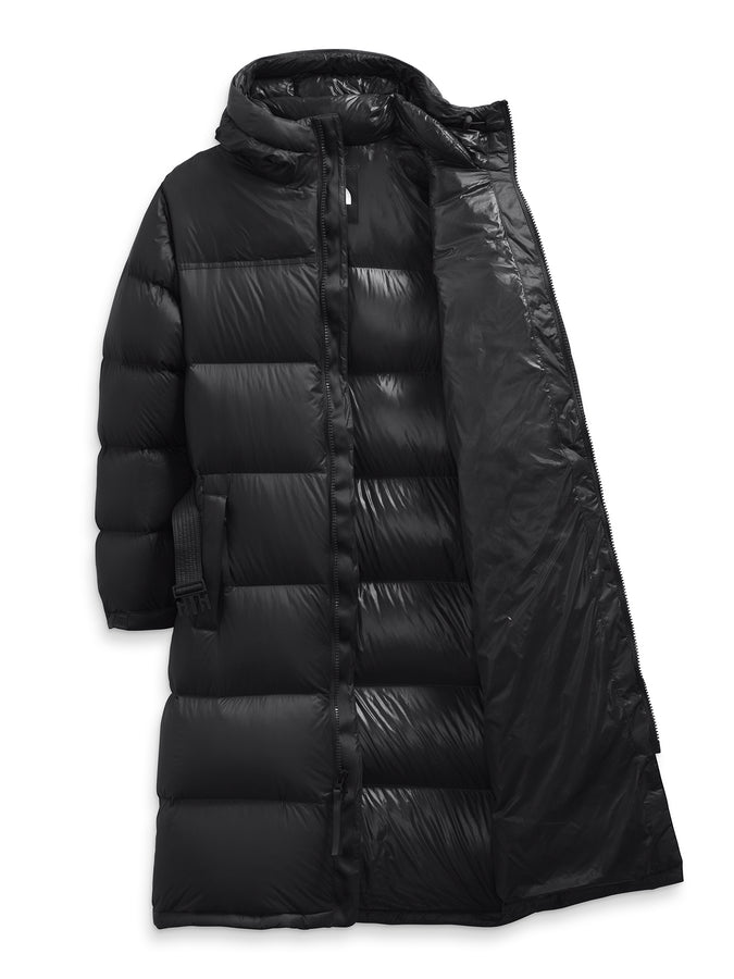 The North Face Nuptse Belted Long Parka Jacket | TNF BLACK (JK3)