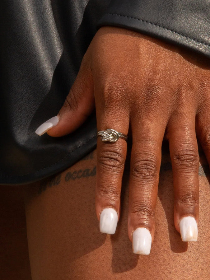Nana The Brand Avec Noeud Argent Ring | ARGENT/SILVER