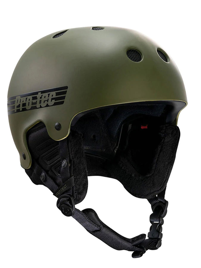 Pro-Tec Old School Certified Snowboard Helmet | MATTE OLIVE