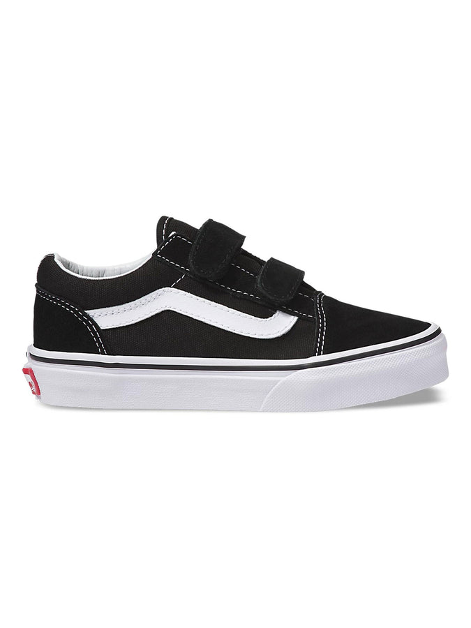 Vans Old Skool V Shoes | BLACK/TRUE WHITE (6BT)