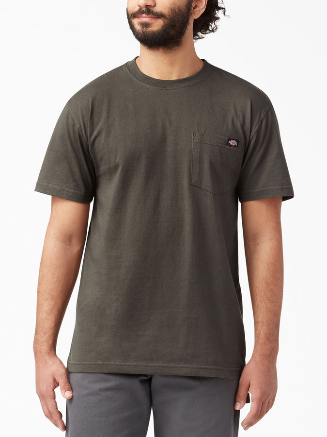 Dickies Heavyweight Pocket T-Shirt | BLACK OLIVE (BV)