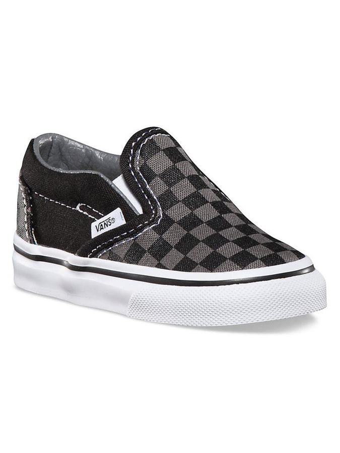 Vans Classic Slip-On Shoes | BLK/PEWTER CHECK (BPJ)