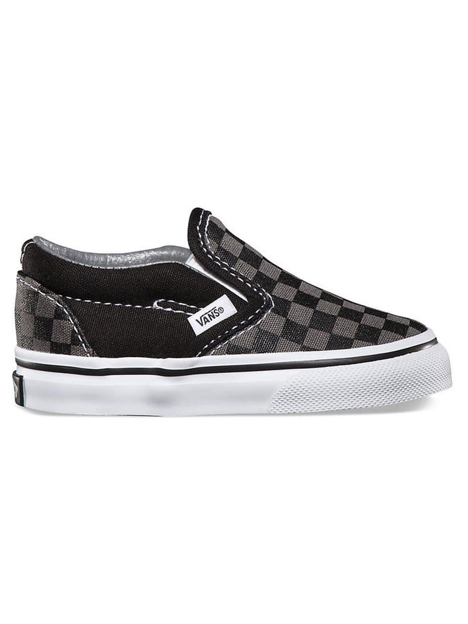 Vans Classic Slip-On Shoes | BLK/PEWTER CHECK (BPJ)