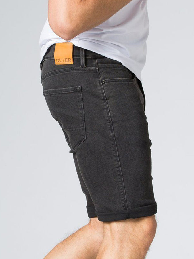 Duer Performance Denim Commuter Shorts | VOLCANIC