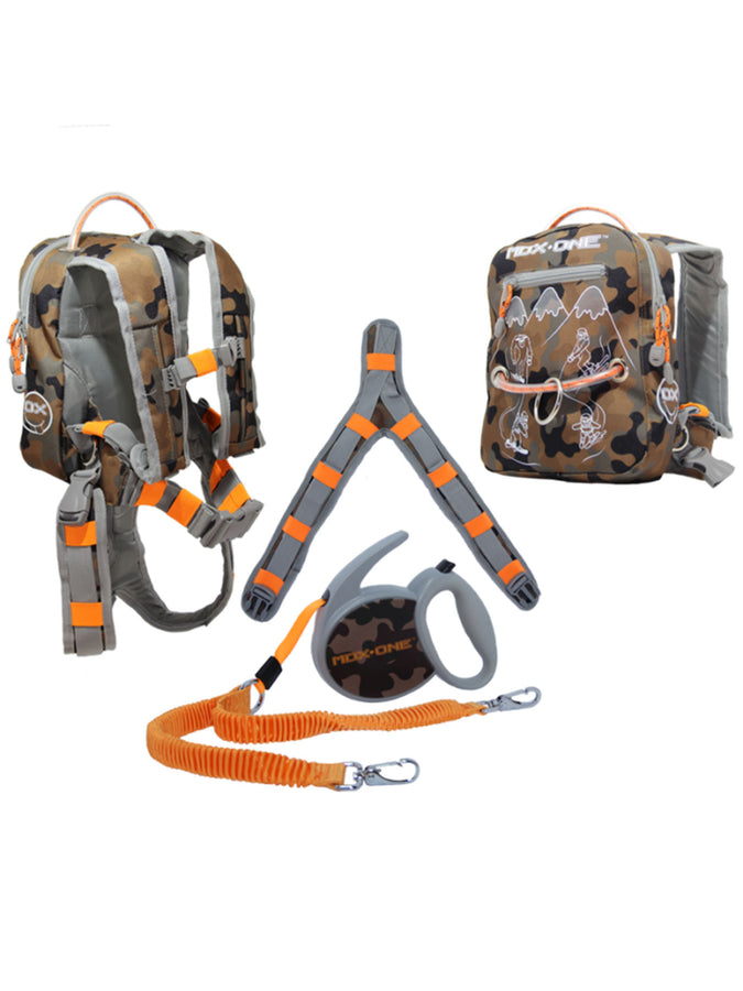 MDXone Snowboard Kids Backpack Harness | CAMO