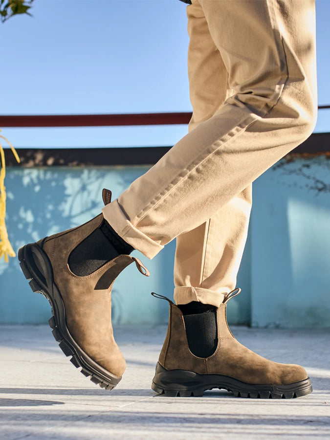 Blundstone Lug Boots | RUSTIC BROWN